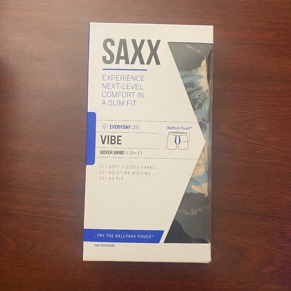 SAXX VIBE Boxer Briefs “Earthy Tie Dye" - Picture 3 of 4